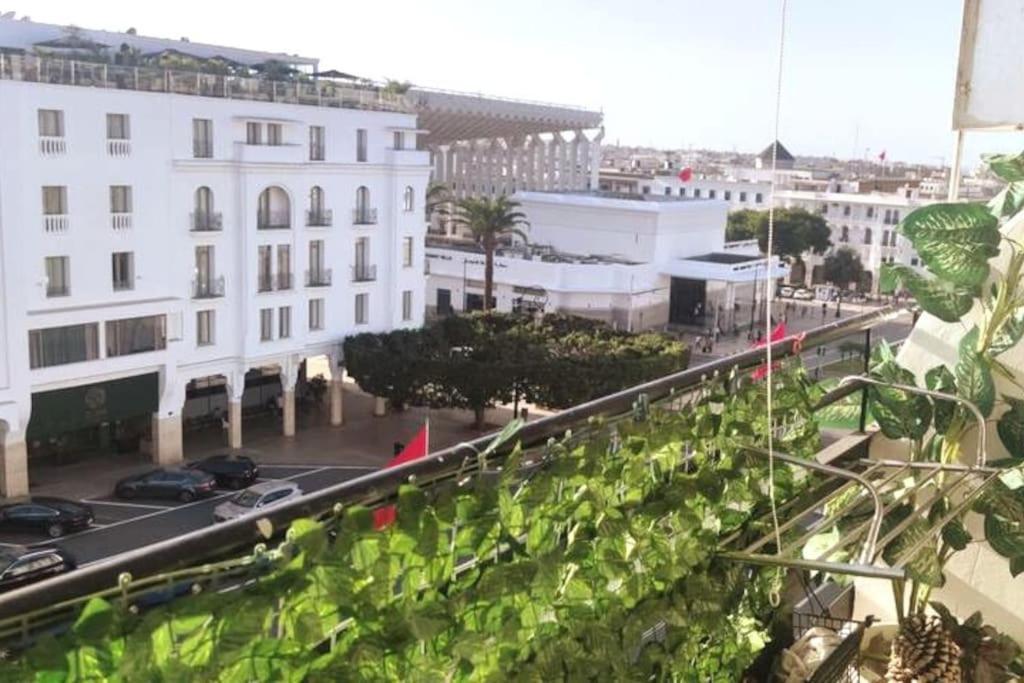 Panoramic View Of Downtown Rabat Lägenhet Exteriör bild