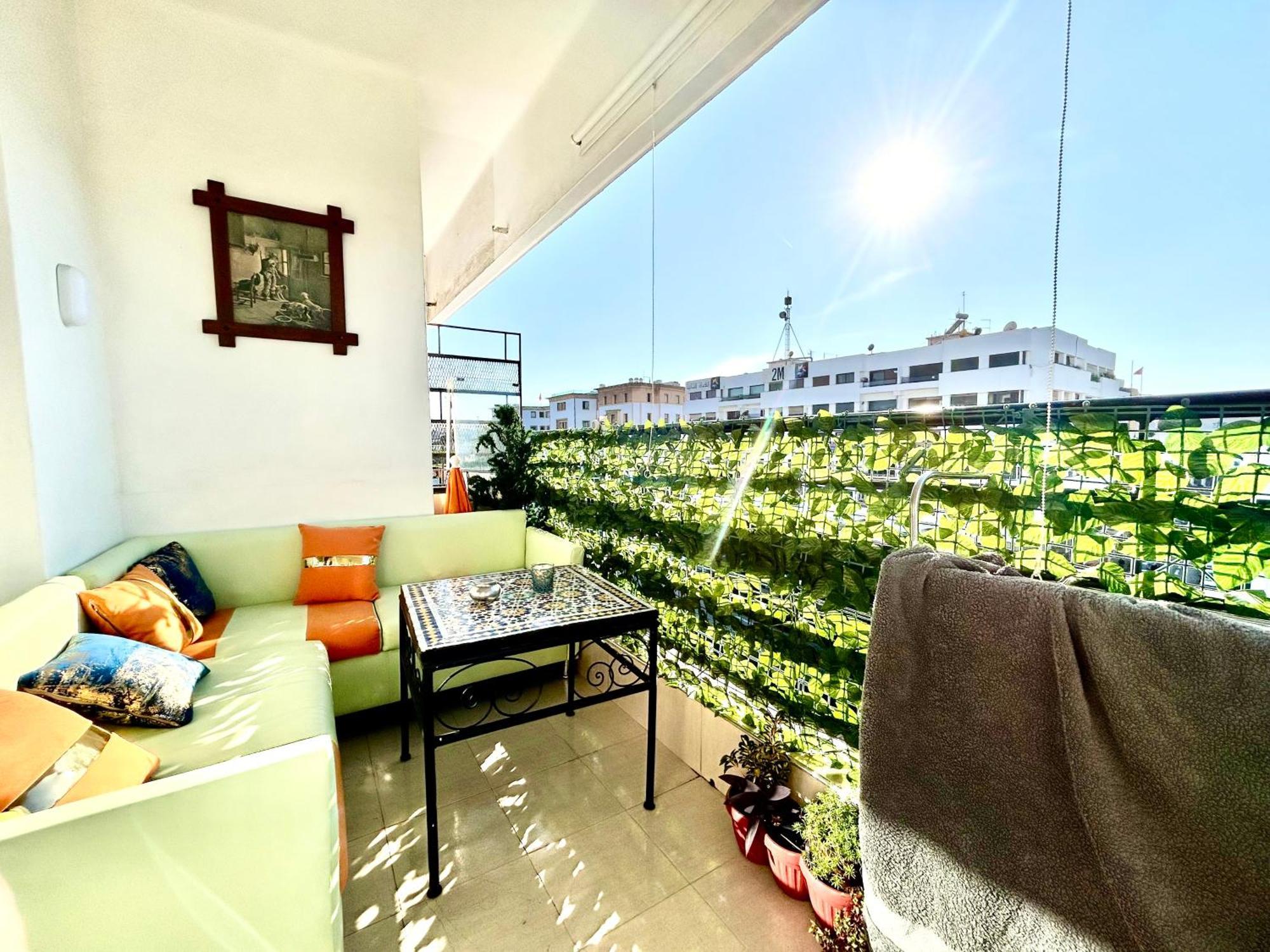 Panoramic View Of Downtown Rabat Lägenhet Exteriör bild